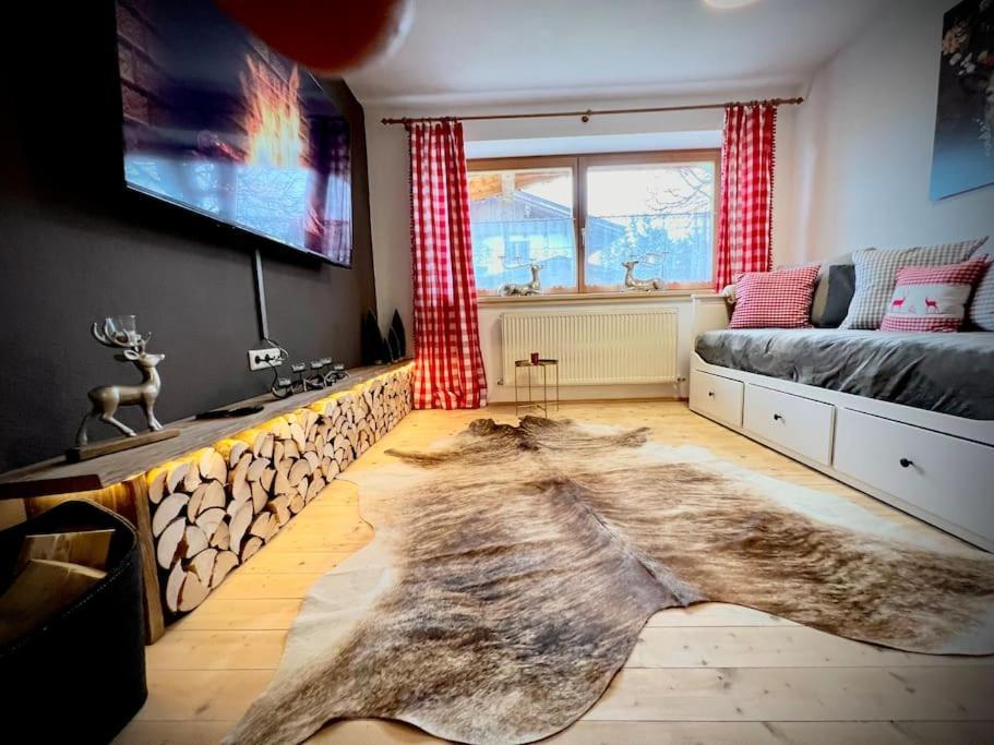 Ferienwohnung Steinbock Terrasse, Gartensauna, Garten, Grillplatz 斯达姆 外观 照片